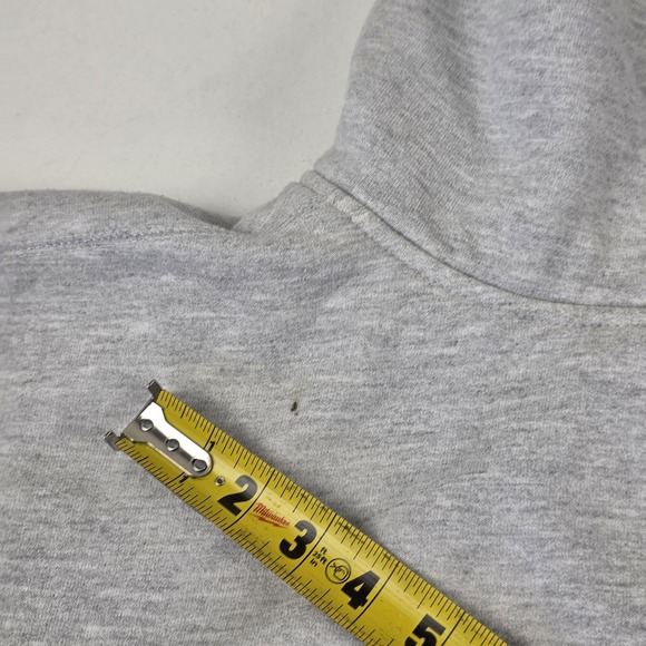 Carhartt Hoodie Mens XLT Gray Full Zip Thermal Lined Fleece Sweatshirt K129 - Picture 14 of 16